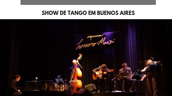 Tradicional show de tango em Buenos Aires